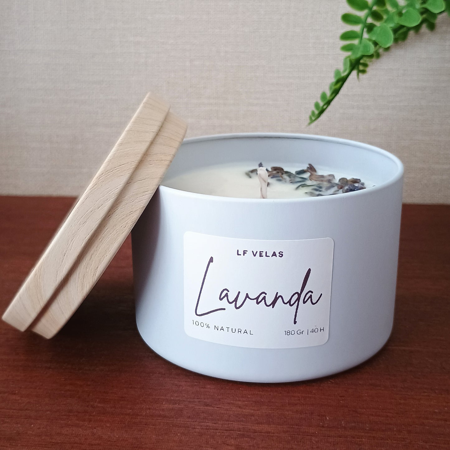 Vela de Lavanda: CALMA