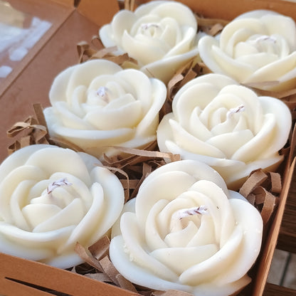 Rosas Eternas - Pack x6 velas