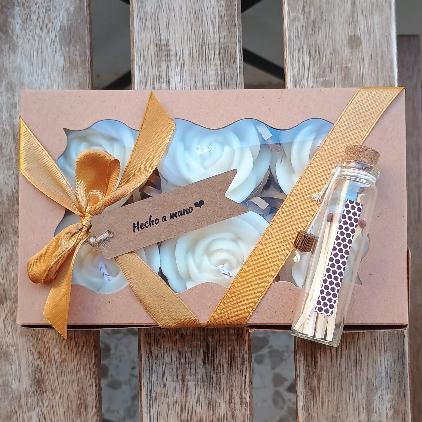 Rosas Eternas - Pack x6 velas